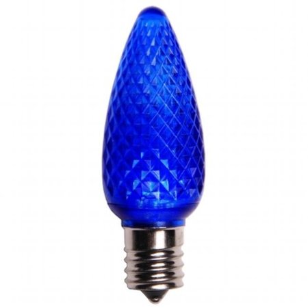 NORTHLIGHT SEASONAL Northlight Seasonal 31742591 Faceted Transparent Blue LED C9 Christmas Replacement Bulbs 31742591